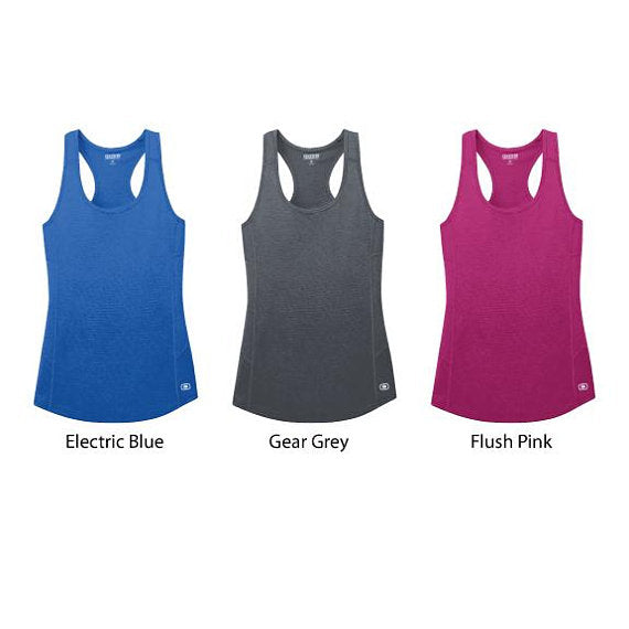 I'd Rather Be At Goat Yoga Ogio Endurance Ladies Racerback Pulse Tank