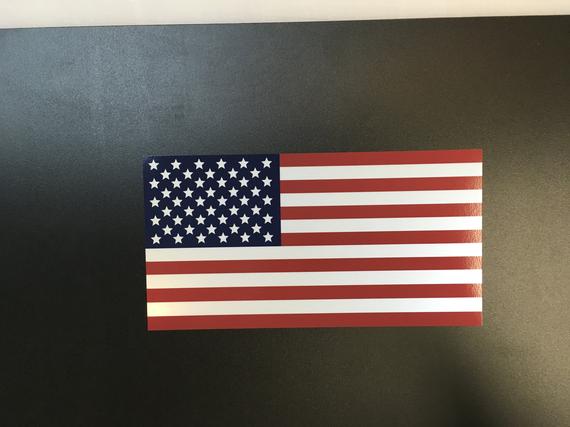 American Flag Oralite Reflective Outdoor Durable Decal