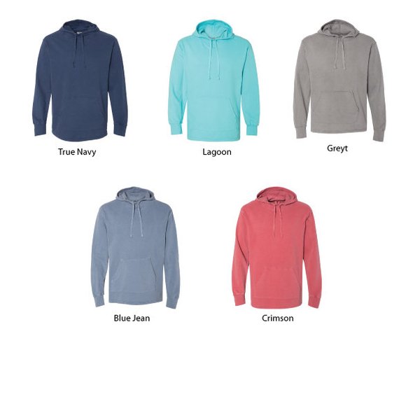 Wife. Mom. Boss. Comfort Colors French Terry Scuba Hooded Sweatshirt