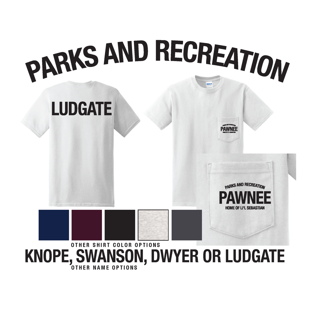 Parks And Recreation t-Shirt With Pocket (More Colors)